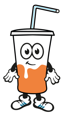 Mick Milkshake; Mick is het drankje tussen de snacks. Hij is een beetje een angsthaas, wat onzeker en vooral onhandig. Dit maakt hem tegelijkertijd grappig en schattig. Mick Milkshake is een figuur om van te smelten.